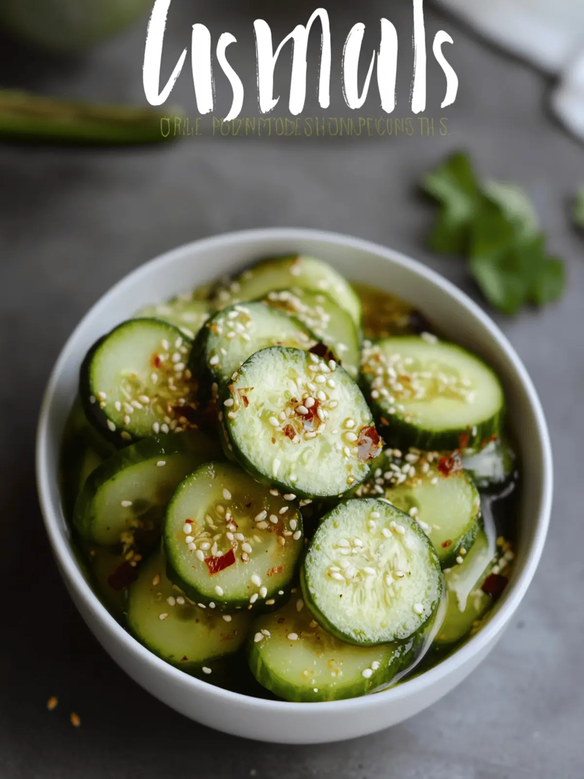 Easy Asian Marinated Cucumbers: Your Refreshing Summer Side
